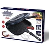 Kép 2/3 - Peterhoff 32 cm dupla grill márvány serpenyő PH-25363-32