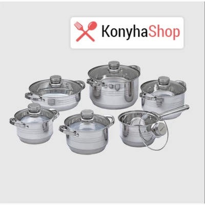 Berghome Line 12 részes nemes acél edénykészlet BH-1341