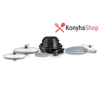 Berlinger Haus 12 részes edénykészlet márvány bevonattal, carbon metál külsővel, BH-6910