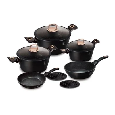 Berlinger Haus Black Rose 10 részes edénykészlet BH 8168