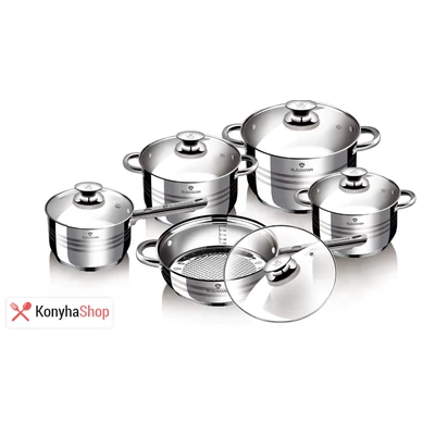 Blaumann rozsdamentes 10 részes acél edényszett BL1637