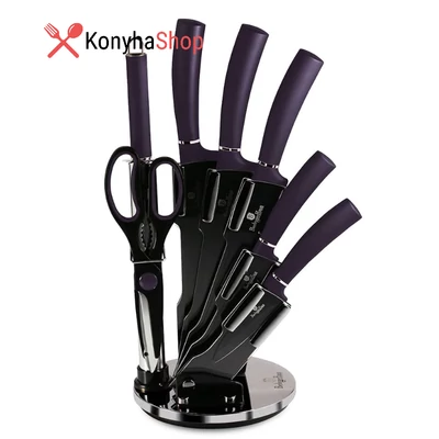Berlinger Haus Purple Collection 8 részes lila késkészlet álvánnyal BH 2560 Berlinger Haus Purple Collection 8 részes lila késkészlet álvánnyal BH 2560