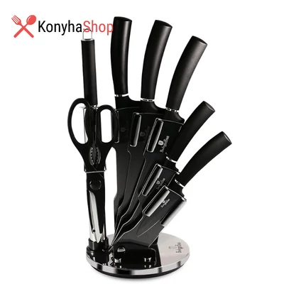 Berlinger Haus Black Silver Collection 8 részes késkészlet álvánnyal BH 2565