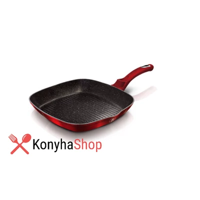 Berlinger Haus Metallic Line Burgundy Collecton Grill serpenyő 28 cm BH1271