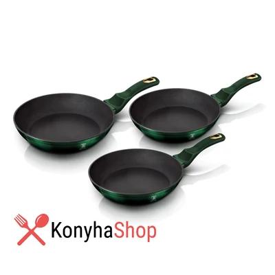 Berlinger Haus 3 részes Emerald collection serpenyőkészlet márvány bevonattal BH 6168