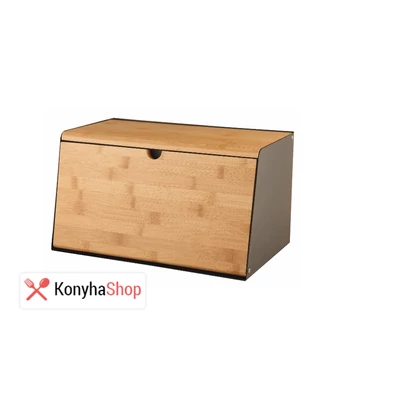 Bohmann bambusz kenyértartó modern fekete külsővel BH 02-547