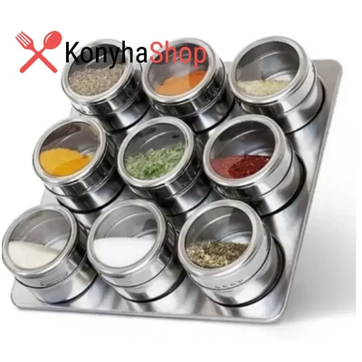 Bohmann 10 részes mágneses fűszertartó BH 7816