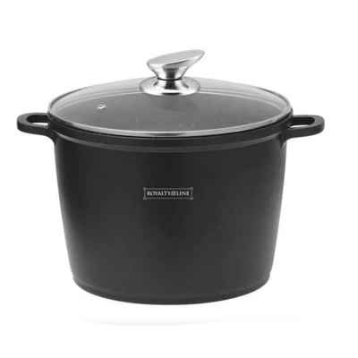 Márvány magas falu fazék 24cm fekete RL AD 24 Márvány magas falu fazék 24cm fekete RL AD 24