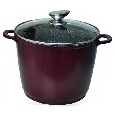 Márvány magas falu fazék 24cm (burgundy)PL DAD 24 Márvány magas falu fazék 24cm (burgundy)PL DAD 24