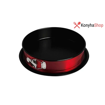 Berlinger Haus Burgundy színű, titán bevonatú kör alakú 26 cm csatos tortaforma BH 1546 Berlinger Haus Burgundy színű, titán bevonatú kör alakú 26 cm csatos tortaforma BH 1546