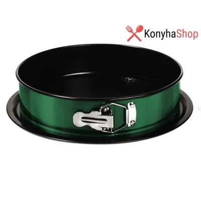 Berlinger Haus Emerald zöld színű, titán bevonatú kör alakú 26 cm csatos tortaforma BH 6462 Berlinger Haus Emerald zöld színű, titán bevonatú kör alakú 26 cm csatos tortaforma BH 6462