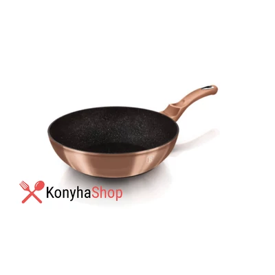 Berlinger Haus Rose Gold collection márvány bevontú 28 cm wok BH 1512