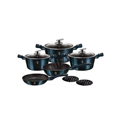 Berlinger Haus 10 részes edénykészlet márvány bevonattal, metál külső bevonattal BH/1884 Berlinger Haus 10 részes edénykészlet márvány bevonattal, metál külső bevonattal BH/1884