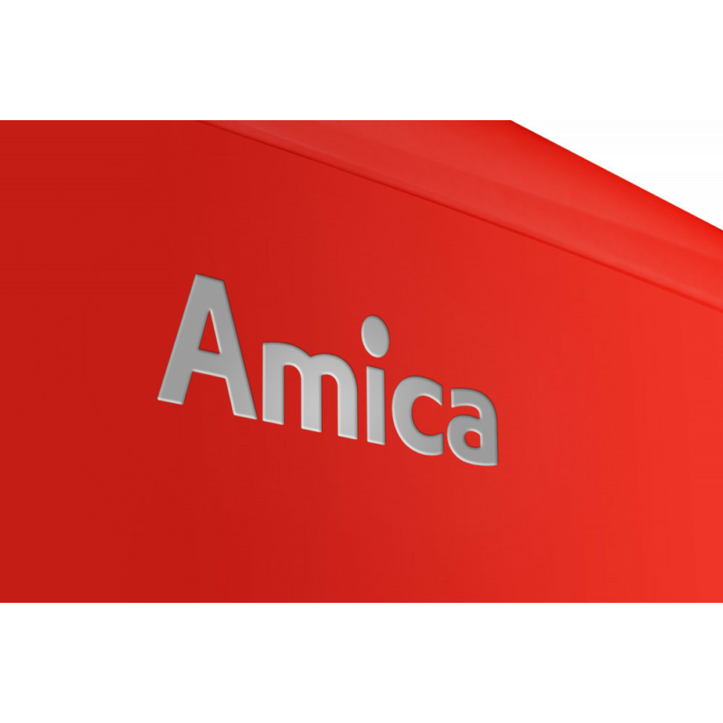 Amica Retro Hűtőszekrény - alulfagyasztós FK2965 Piros
